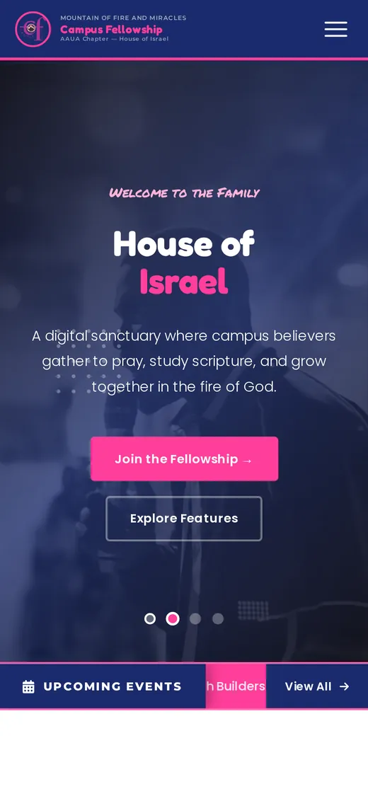 House of Israel platform on mobile